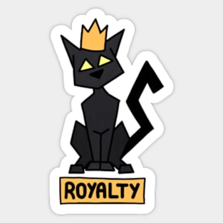 Royalty Kitty Sticker